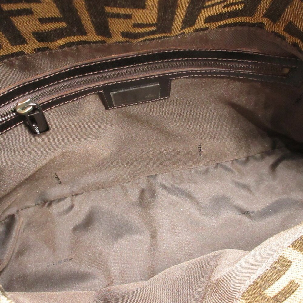Fendi Mamma Bucket 8BR001 Zucca pattern canvas brown shoulder bag 0721FENDI - Picture 5 of 8